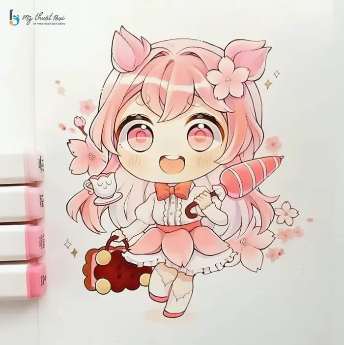 Ngắm nhìn 50+ Hình ảnh cô gái cute chibi đáng yêu nhất 2026