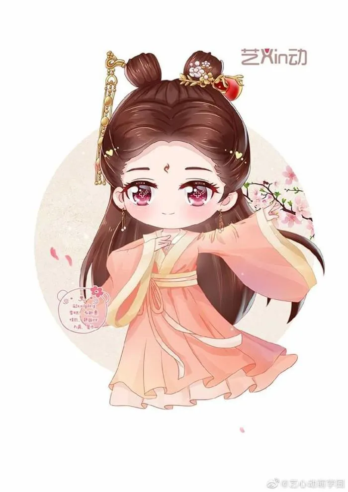 30 Ảnh Chibi cổ trang ý tưởng | ảnh hoạt hình chibi, hoạt hình, công chúa