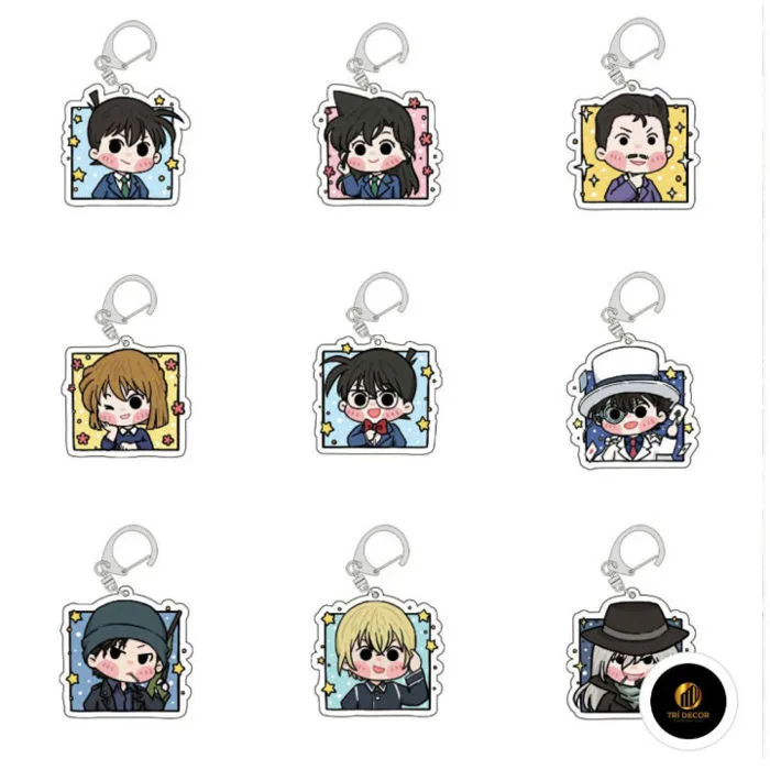 Móc khóa DETECTIVE CONAN ver VUÔNG CUTE Thám Tứ Lừng Danh in hình anime  chibi Mica trong acrylic Móc Khóa Bảo Vệ Bằng Lớp Chống Xước - Lazada |  Lazada Việt Nam