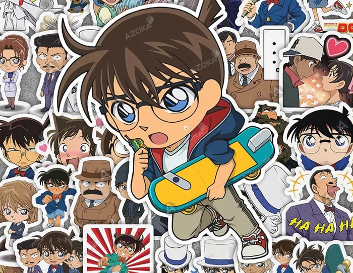 Top 20 mẫu sticker Conan đẹp mê mẩn, cute dành cho Fan