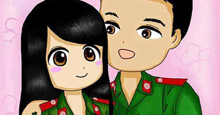 Các cặp đôi cảnh sát đáng yêu trong tranh chibi | Báo Dân trí