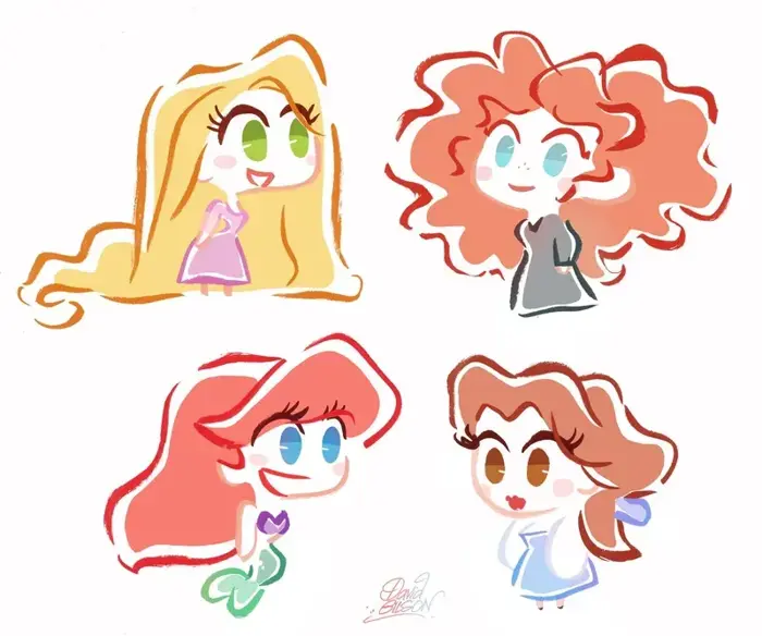Tải 100+ ảnh chibi công chúa Disney đẹp lung linh miễn phí