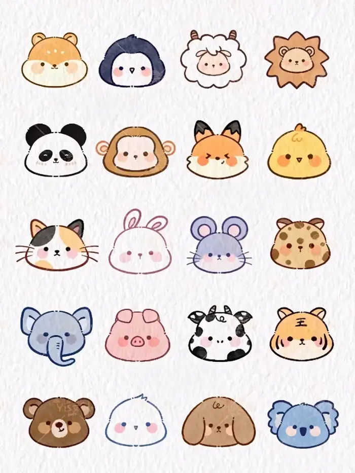 TOP 971+ Hình Vẽ Cute Đơn Giản Đồ Ăn, Con Vật, Anime Chibi