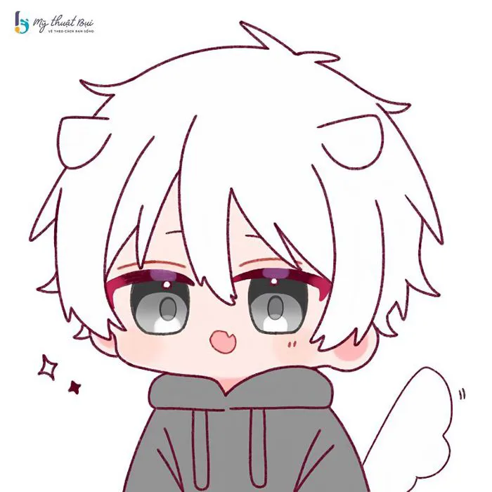 300 mẫu tranh vẽ hình chibi cute nam, nữ cực dễ thương - Mỹ Thuật Bụi