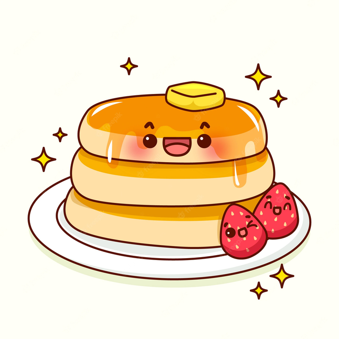 Hình ảnh đồ ăn chibi dễ thương và đáng yêu