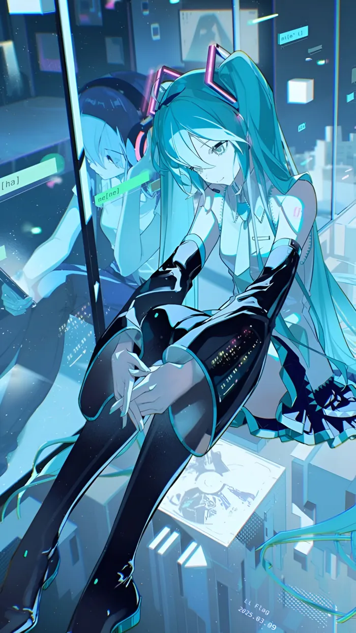 Hình Nền 4K Hatsune Miku Thế Giới Số Cyberpunk | 2025x3600 | Wallpaper  Alchemy