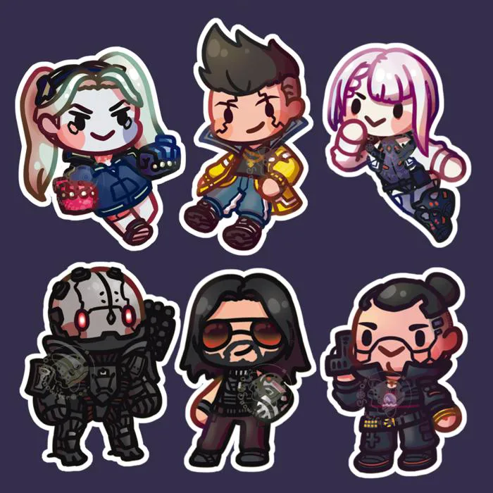 Cyberpunk Edgerunners- Chibis by Snowifer on DeviantArt