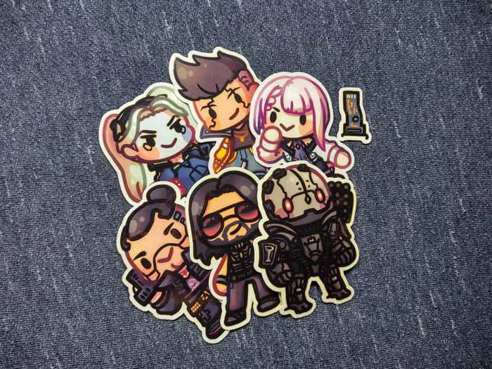 Cyberpunk Chibi Stickers · Snowifer · Online Store Powered by Storenvy