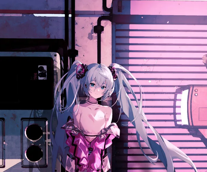 Hình Nền Anime Hatsune Miku Cyberpunk Hồng 4K | 4960x4134 | Wallpaper  Alchemy