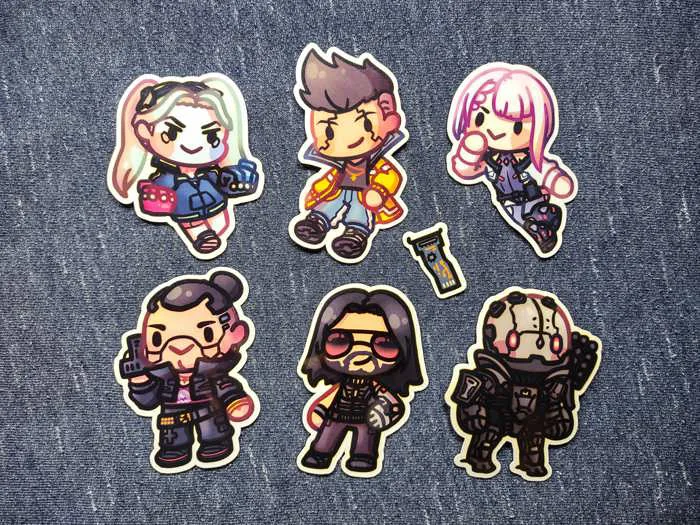 Cyberpunk Chibi Stickers · Snowifer · Online Store Powered by Storenvy