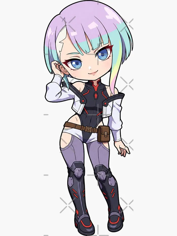 Cyberpunk Netrunner Lucy Chibi