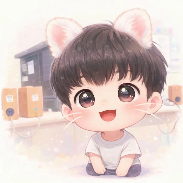 Bộ 91+ hình em bé chibi đáng yêu khiến tâm trạng dễ chịu hơn