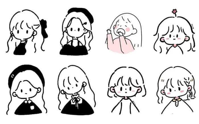 101+ Mẫu chibi dễ vẽ nhất cute đơn giản dễ theo