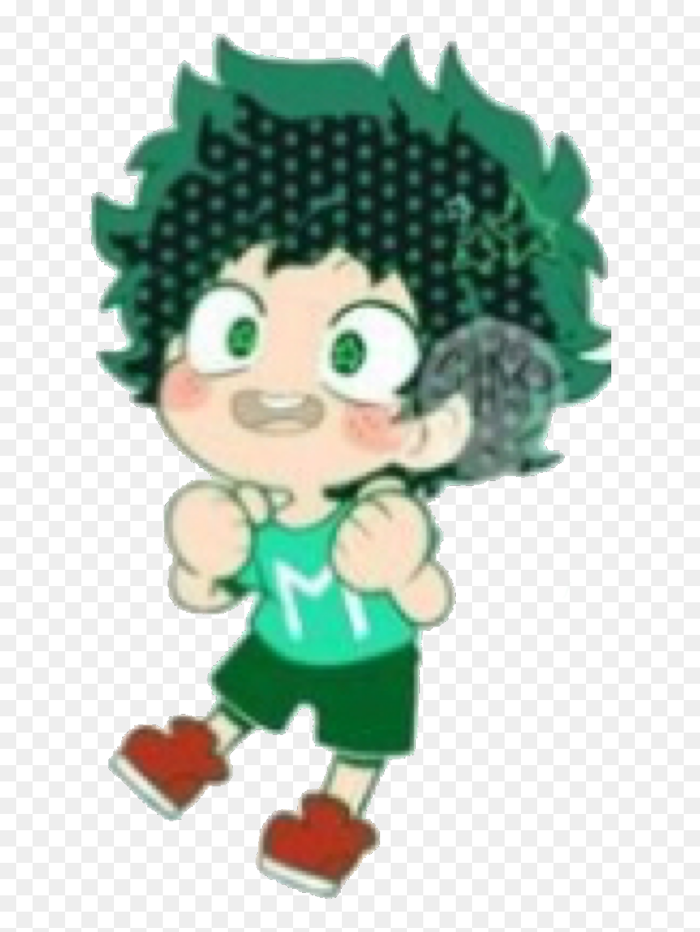 Izukumidoriya Izuku Midoriya Deku Bnha Maincharacter - Deku Chibi, HD Png  Download - vhv