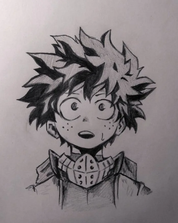 Lần đầu tiên vẽ Deku : r/BokuNoHeroAcademia