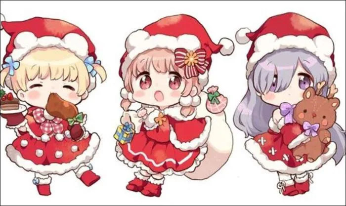 10.000+ ảnh anime Giáng sinh chibi cute, đẹp 2026