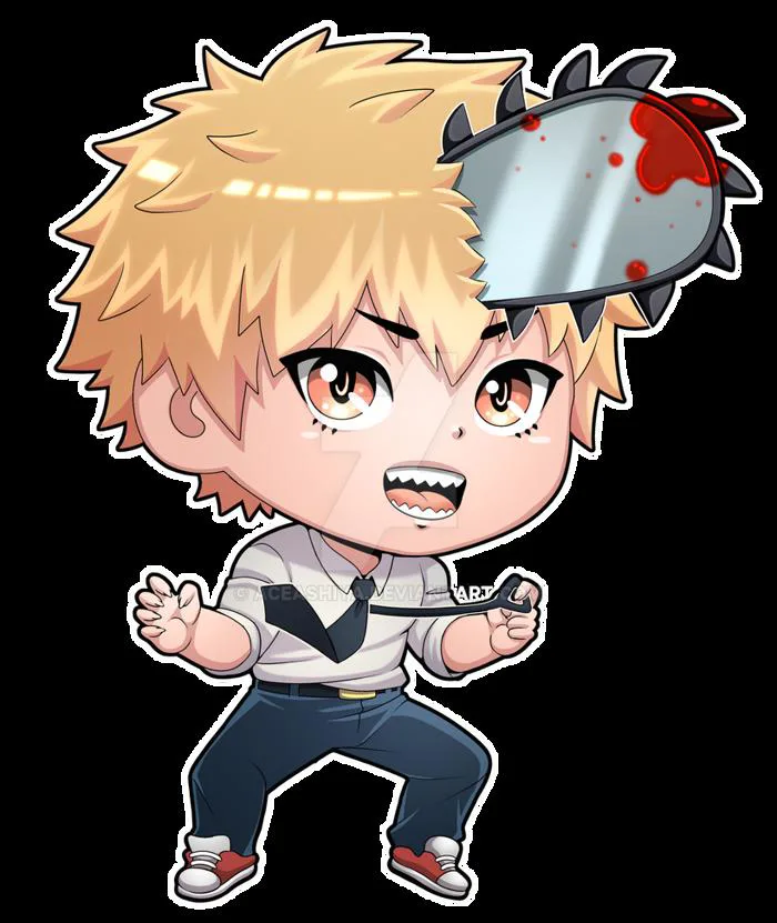 Denji Chibi Chainsawman by aceashiya on DeviantArt