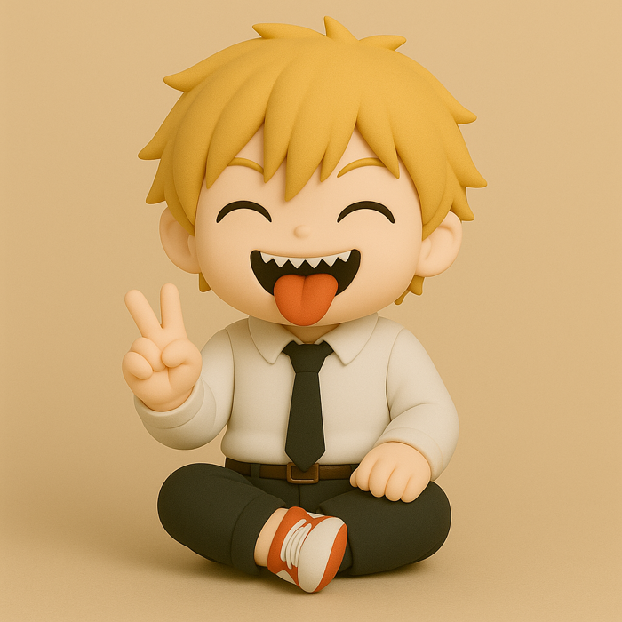 🪚 Denji chainsaw man chibi cute・ STL File for 3D printing・Cults