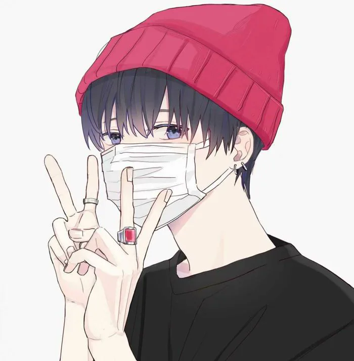Ảnh Anime Đeo Khẩu Trang Ngầu Nam Nữ [83+ Hình Nền Chất]