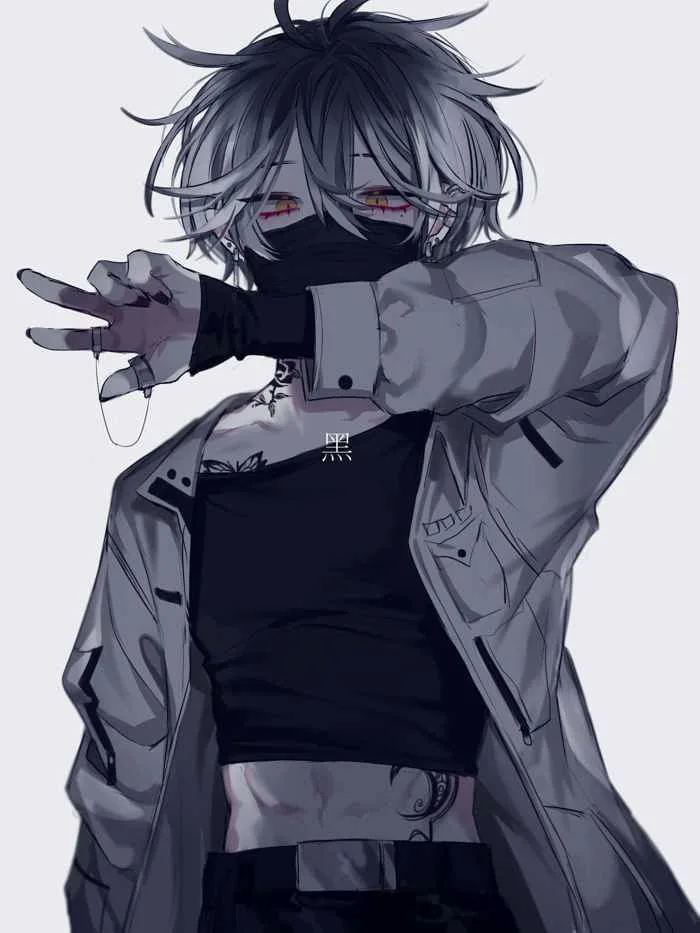 Ảnh Anime Đeo Khẩu Trang Ngầu Nam Nữ [83+ Hình Nền Chất]