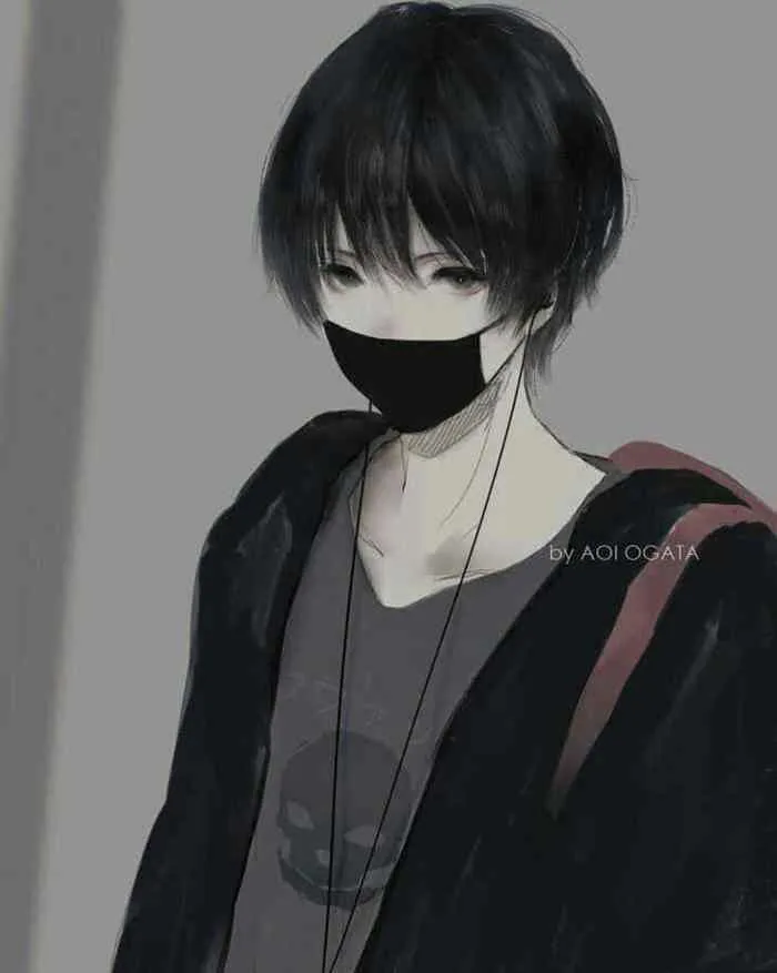 Ảnh Anime Đeo Khẩu Trang Ngầu Nam Nữ [83+ Hình Nền Chất]