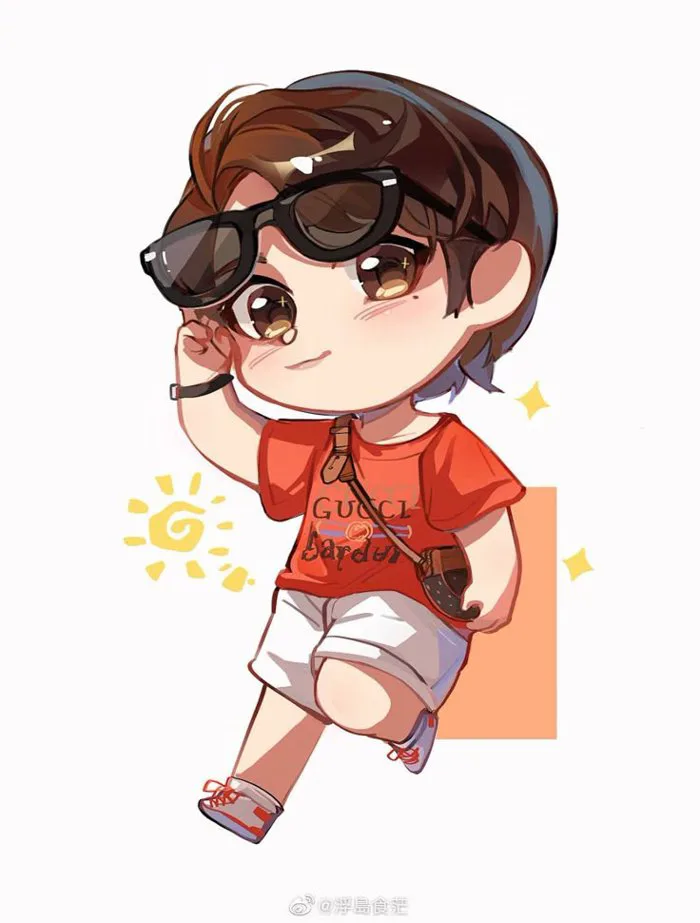 Chibi đeo kính | Hoạt hình, Hình ảnh, Mẫu chibi