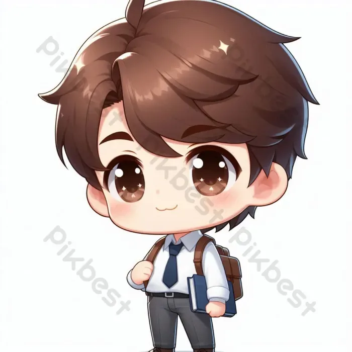 Tải miễn phí Cậu Bé Chibi đeo Ba Lô Công cụ đồ họa | PNG chuyên nghiệp -  Pikbest