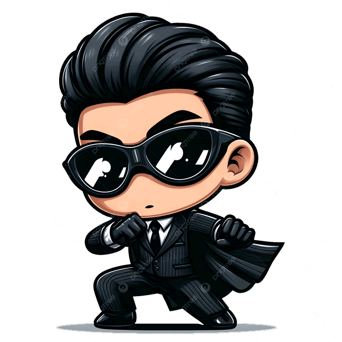 Hình ảnh Nhân Vật Mafia Chibi đeo Kính PNG , Chibi, Phim Hoạt Hình,  Gangster PNG trong suốt và Vector để tải xuống miễn phí