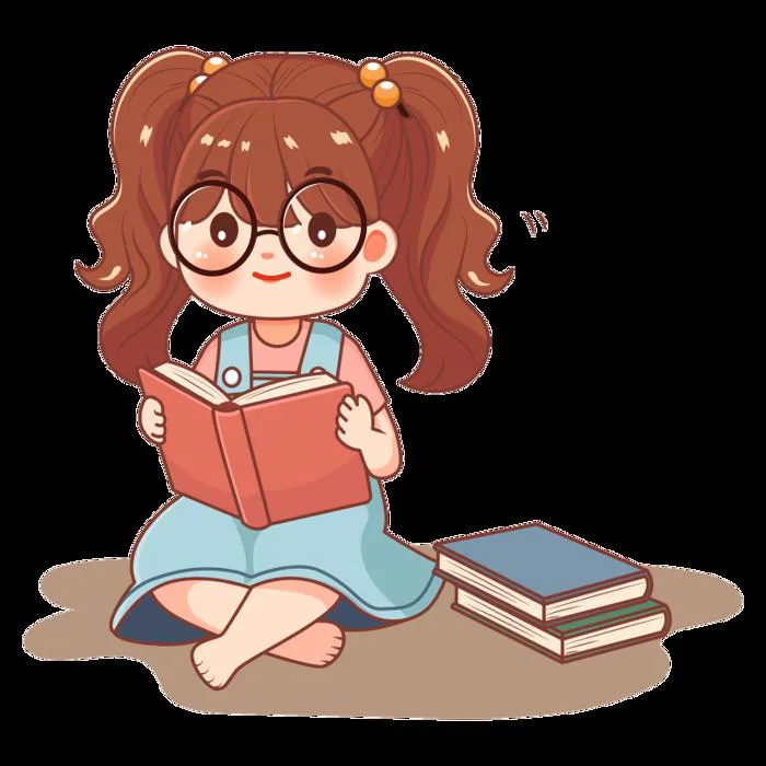 Tải miễn phí Phim Hoạt Hình Cô Bé đọc Sách Công cụ đồ họa | AI chuyên nghiệp - Pikbest