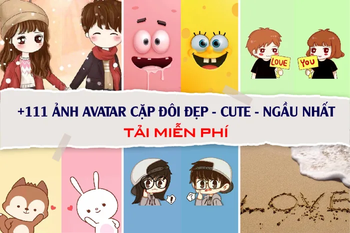 111 Ảnh avatar cặp đôi đẹp, cute, ngầu| Tải miễn phí Full HD.