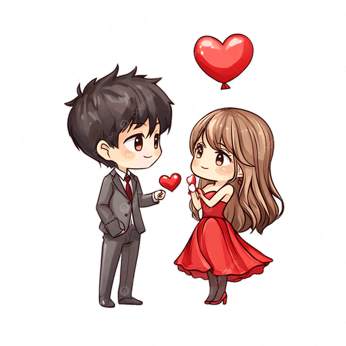 Hình ảnh Cặp đôi Dễ Thương Theo Phong Cách Chibi đang Kỷ Niệm Ngày Lễ Tình  Nhân Với Hình Trái Tim PNG , Clipart Trái Tim, Clip Nghệ Thuật Cặp đôi, Clip