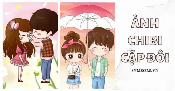 69+ Ảnh Chibi Cặp Đôi Dễ Thương, Hình Cute Nhất