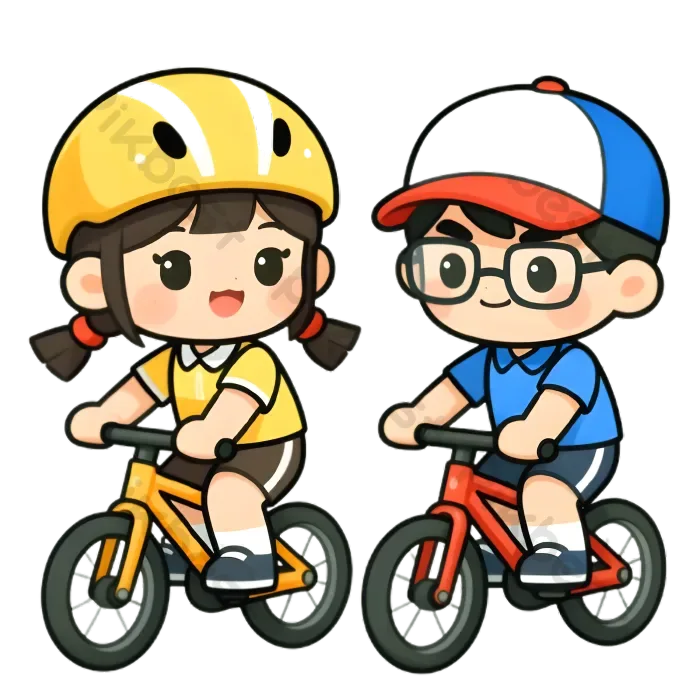 Tải miễn phí Những Cuộc Phiêu Lưu ở Trường Cùng đội Xe đạp Chibi Công cụ đồ  họa | PNG chuyên nghiệp - Pikbest