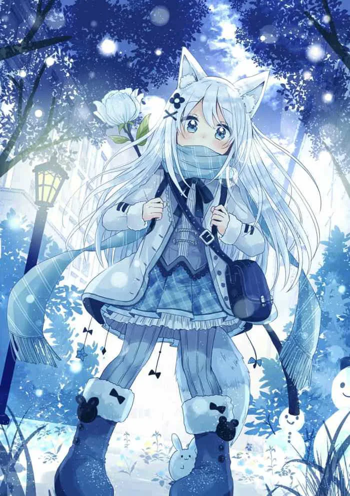 Ảnh Anime Mùa Đông Đẹp Nhất [51+ Hình Nền Anime Nữ Cute]