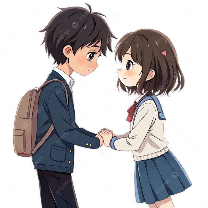 Hình ảnh Cặp đôi Anime Nắm Tay Nhau PNG , Phim Hoạt Hình, Dễ Thương, Cặp đôi PNG trong suốt và Vector để tải xuống miễn phí