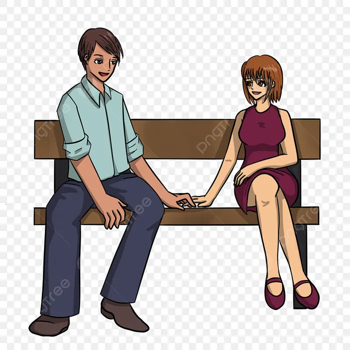 Hình ảnh Cặp đôi Anime Nắm Tay Nhau Ngồi Trên Ghế Dài Nhìn Nhau PNG , Ngày Lễ Tình Nhân, Yêu Và Quý, Lãng Mạn PNG miễn phí tải tập tin PSDComment
