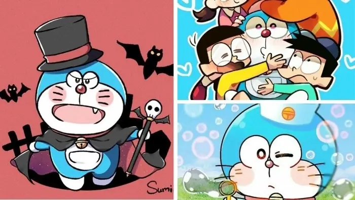 Bộ sưu tập Doraemon chibi dễ thương khiến bạn mê mẩn