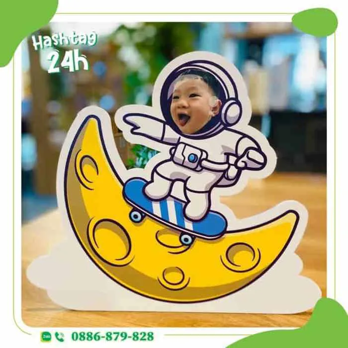 Chibi sinh nhật bé - Hashtag24h.com