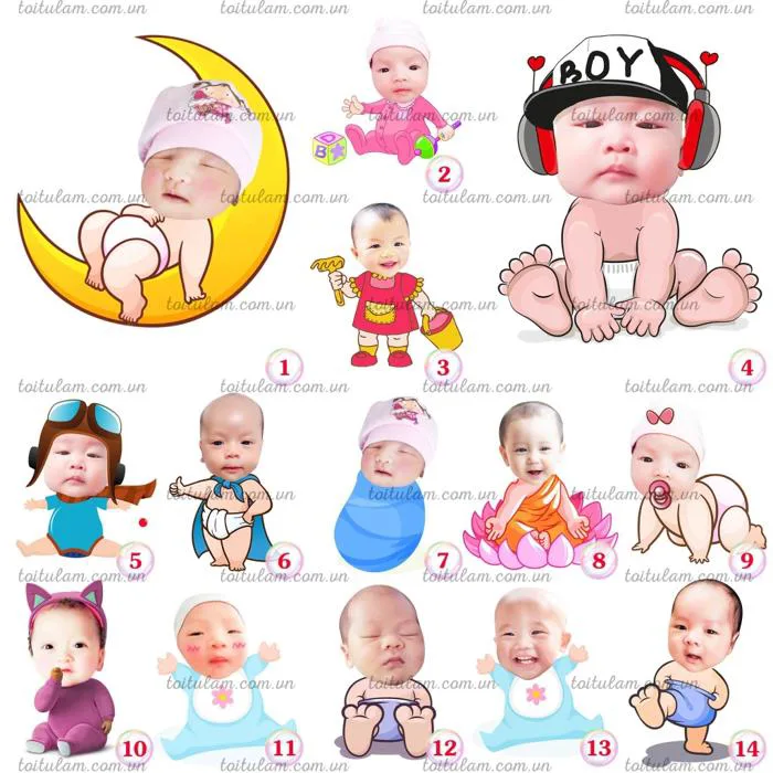 Chibi cho bé 30 days