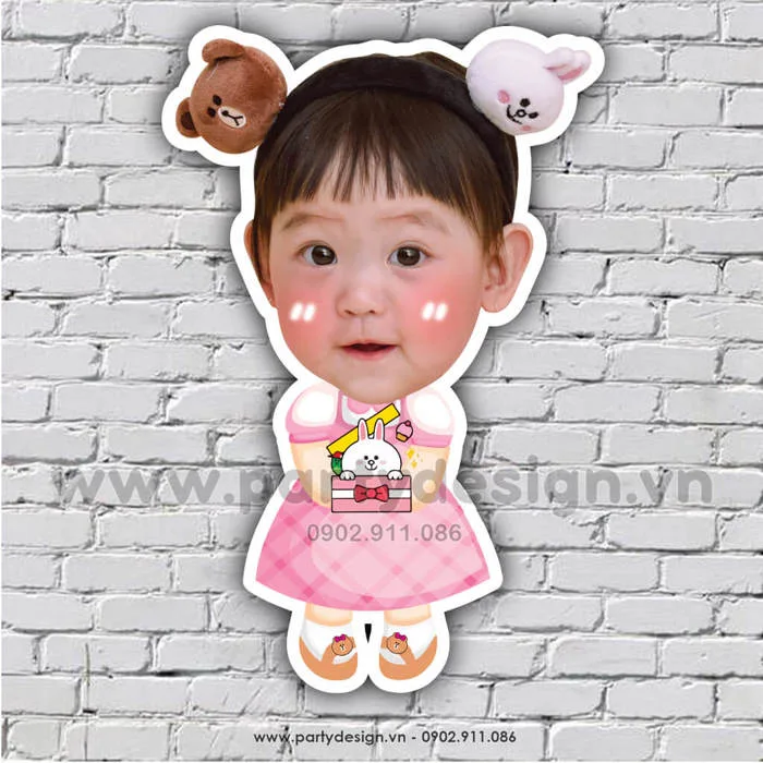 Chibi cho bé Line - PartyStore.vn