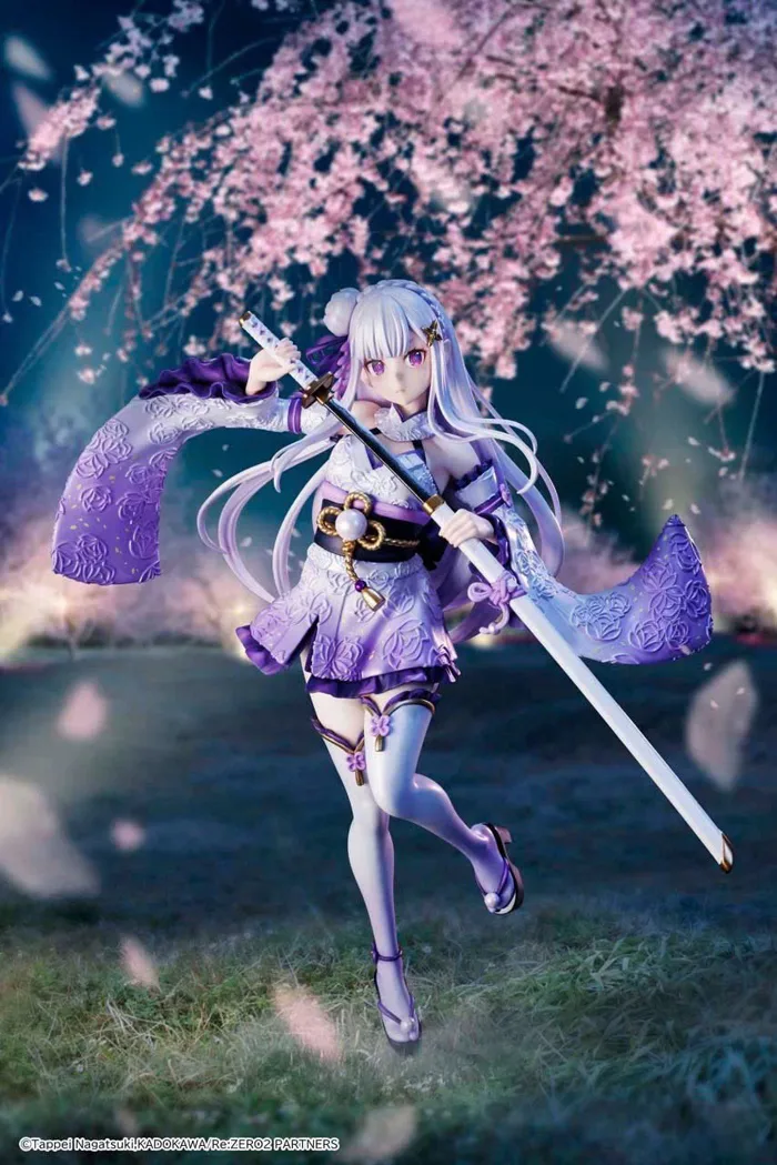 Mô Hình Emilia Combat Outfit ver. - Re:ZERO -Starting Life in Another  World- - 1/7 Scale Figure Chính Hãng (KADOKAWA)