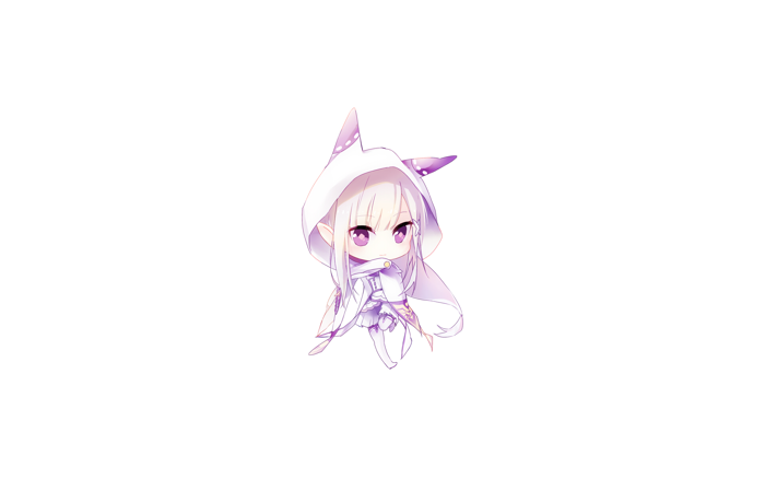 Emilia Chibi Magic – HD Re:Zero Anime Wallpaper Delight | 1920x1200 |  Wallpaper Abyss