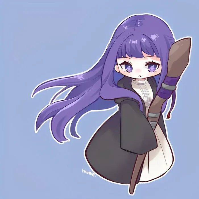 Fern chibi by @/もめ on Pixiv | Frieren: Beyond Journey's End / Sousou no  Frieren / 葬送のフリーレン