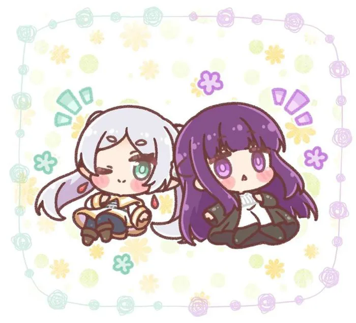 Sevimli Chibi Frieren/Fern + Bir Mimit'te Frieren : r/Frieren