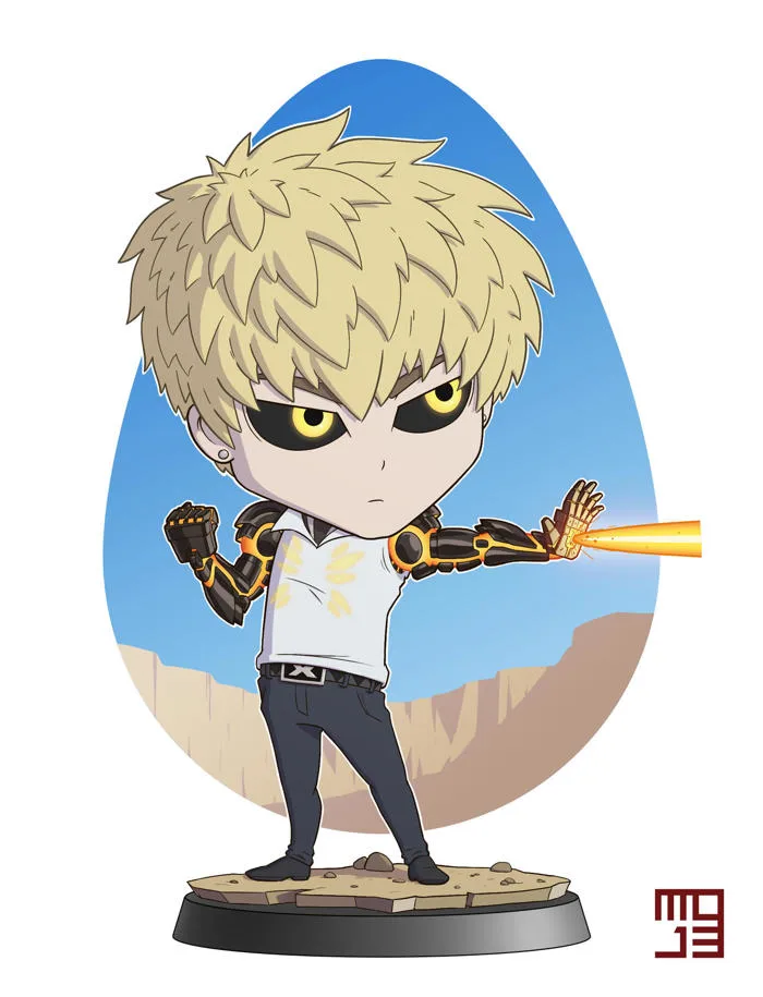 Chibi Genos (One Punch-Man) by MopeyOmnivore13 on DeviantArt