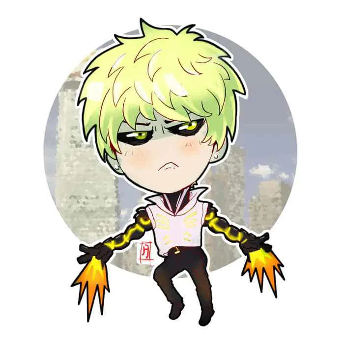 Genos One Punch Man halimunali - Illustrations ART street