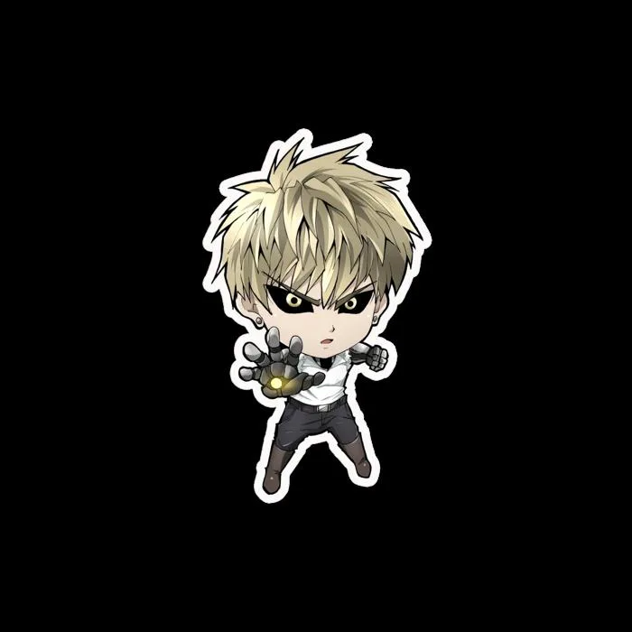 Genos Chibi Art Sticker — Stickerdise