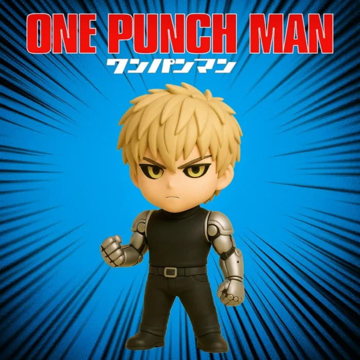 👊 Genos One punch man chibi figure・ STL File for 3D printing・Cults