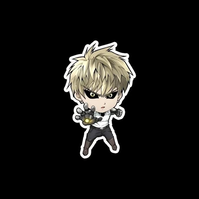 Genos Chibi Art Sticker — Stickerdise