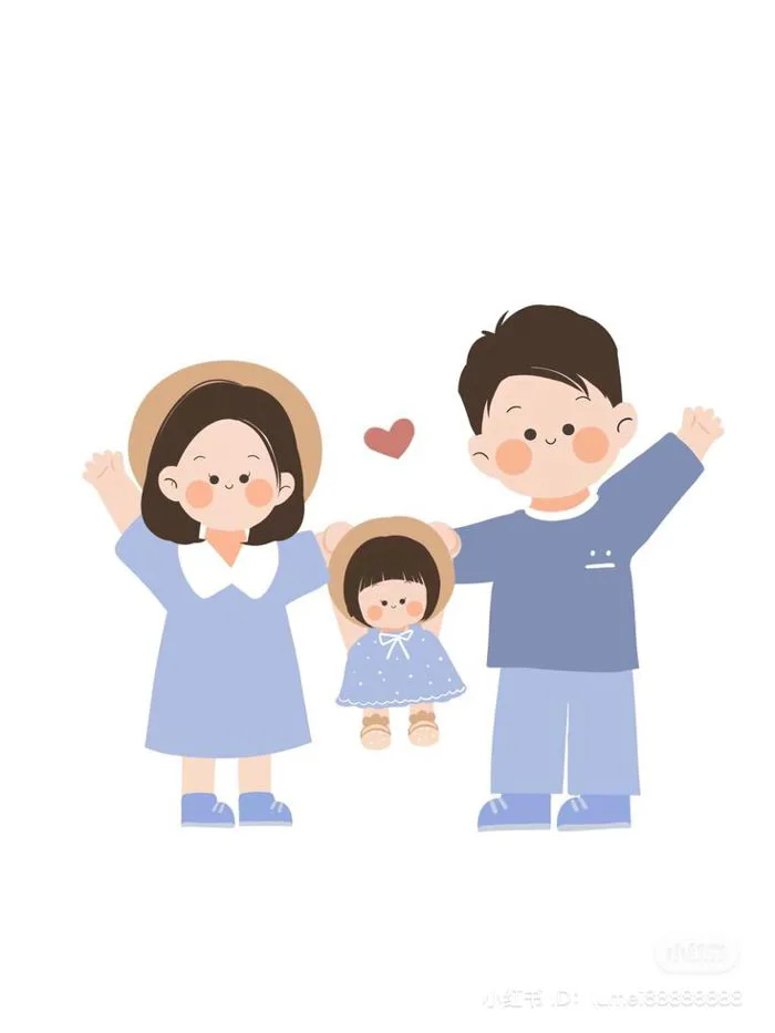 Tuyển chọn bộ hình ảnh chibi gia đình đẹp, cực kỳ dễ thương